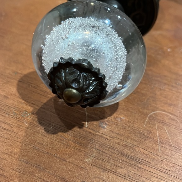 Ornate clear crystal door knobs - Picture 5 of 5